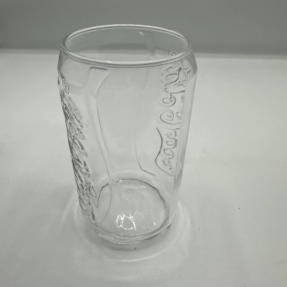 Genuine Coca-Cola Clear Glass Can Sized Cup 5